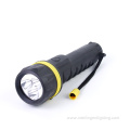 Durable 3 LED Rubber Emergency Flashlight Torch